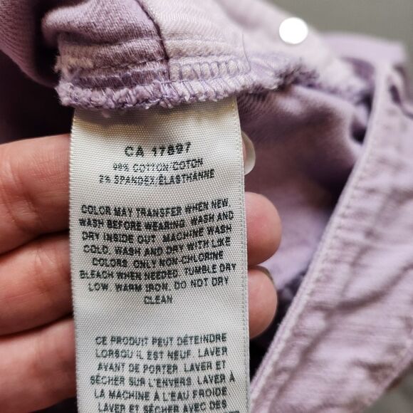 GAP lavender authentic Always skinny 1969 jeans Sz 26 / 2 - Picture 6 of 11